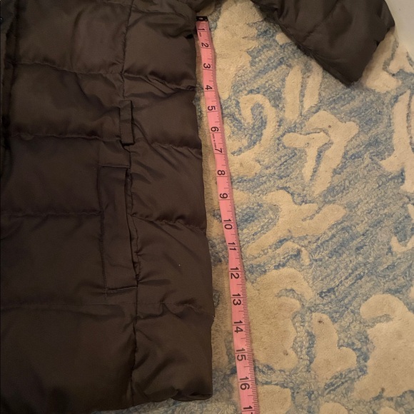 Girls Size Small Gap Down filled Brown Puffer Jacket - Picture 10 of 10